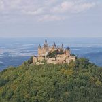 Blick vom Zeller Horn auf die Burg Hohenzollern